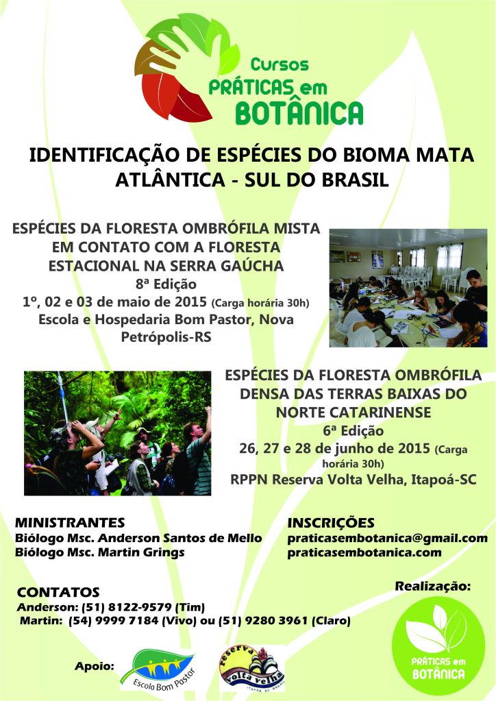 Cartaz Identificação de espécies 2015-2